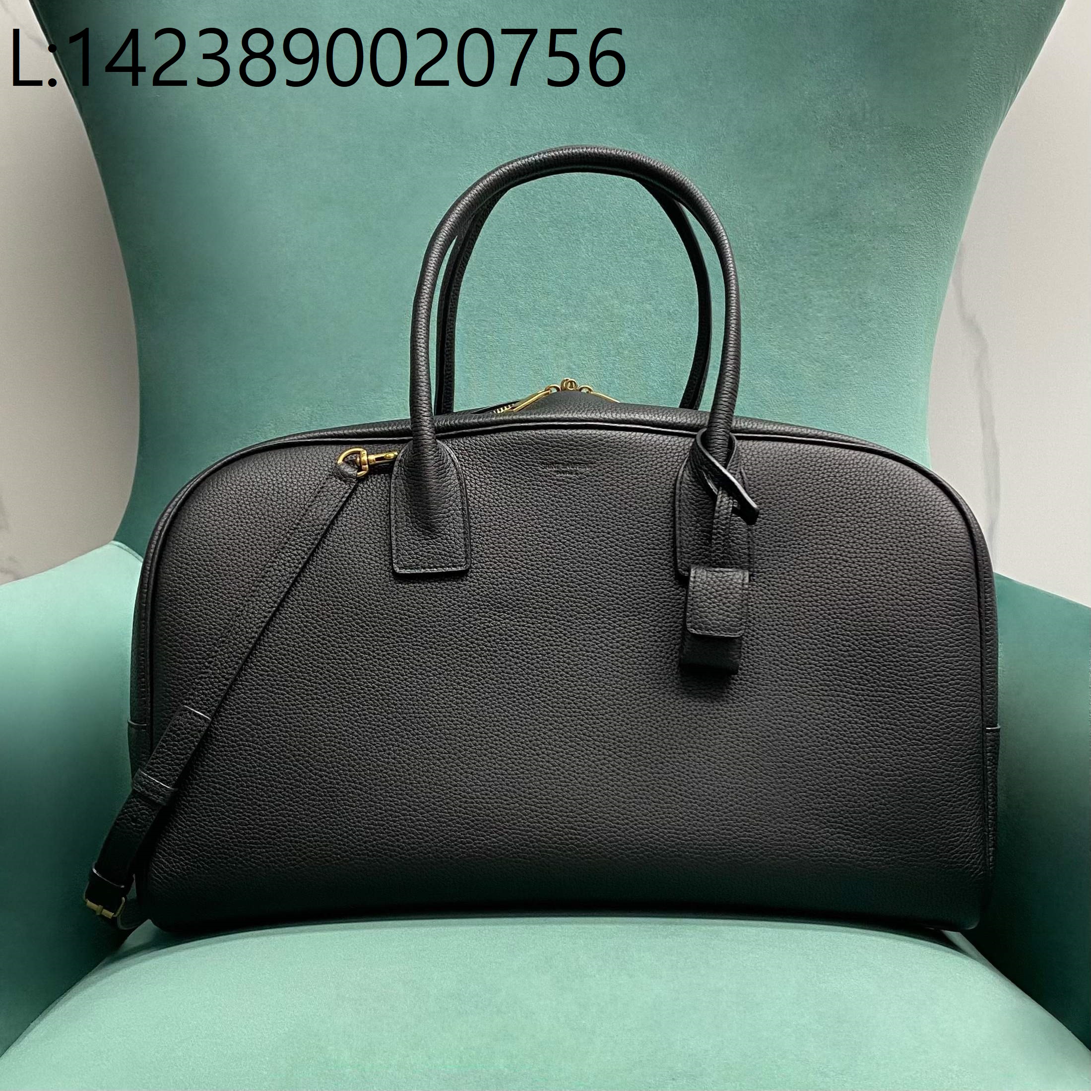 Pomegrante  생로랑 삭 드 주르 보스턴 그레인드 레더 블랙 851687 41*25*20cm