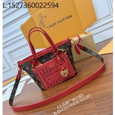 [듀티프리] 루이비통 네버풀 인사이드 아웃 BB M28318 16.5*11*26.5cm 브라운 레드