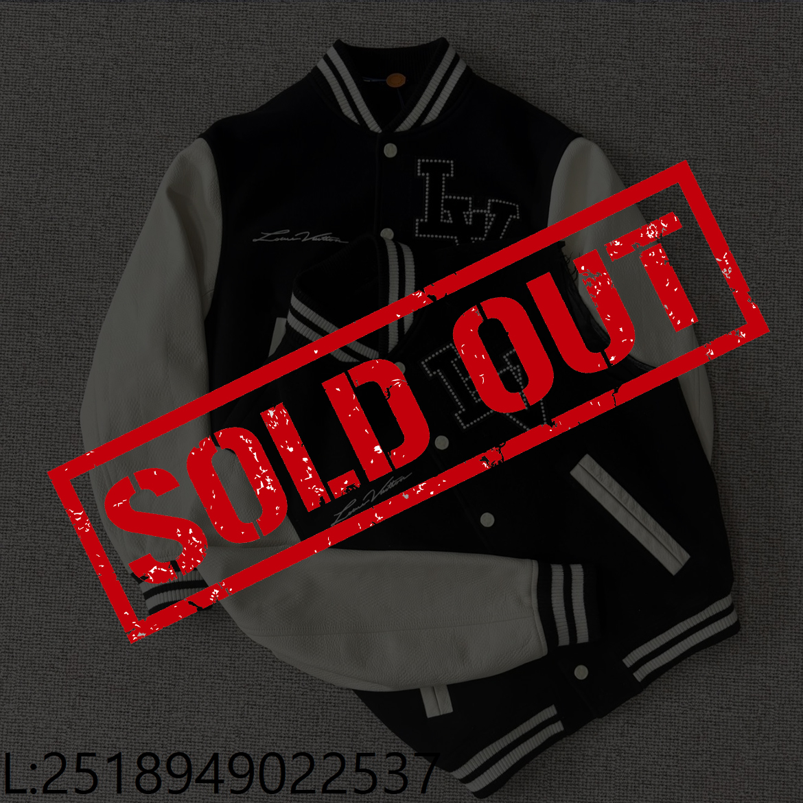 [갓패셀러(갓패밀리)] 루이비통 24SS LV로고 이음 배색 자켓 블랙 웨이디안 주소