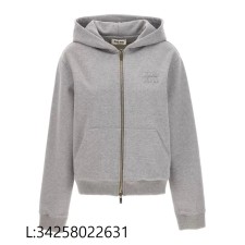 [얼리톰셀러] 미우미우 모노그램 단색 후드집업 그레이 웨이디안 주소