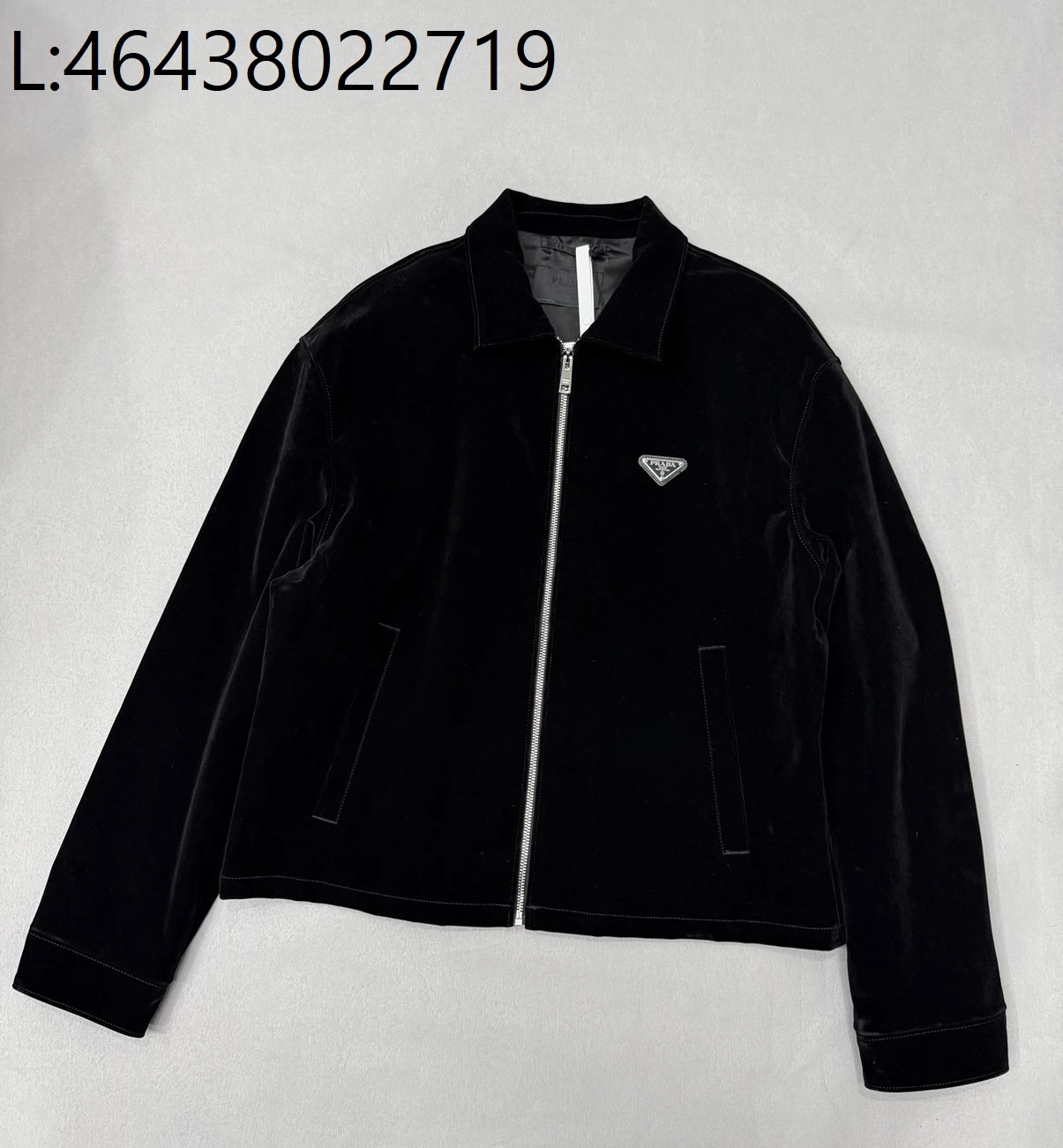 [쥬디 셀러] 프라다 벨벳 데님 블루종 자켓 블랙 웨이디안 주소