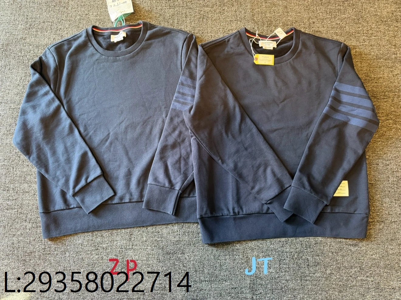 [닭다리 셀러] 톰브라운 사선 크루넥 맨투맨 2컬러 웨이디안 주소