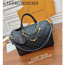 [듀티프리] 루이비통 스피디 소프트 30 모노그램 이클립스 블랙 M15102 30*21*17cm