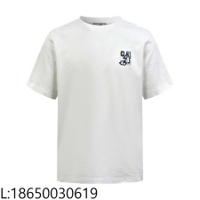 [잔디집2] 에르메스 파리스 아플리케 가죽 반팔티 화이트