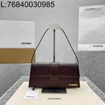 [카타] 자크뮈스 르 밤비노 롱 플랩백 다크 브라운 28*13.5*6cm 금장 무광 