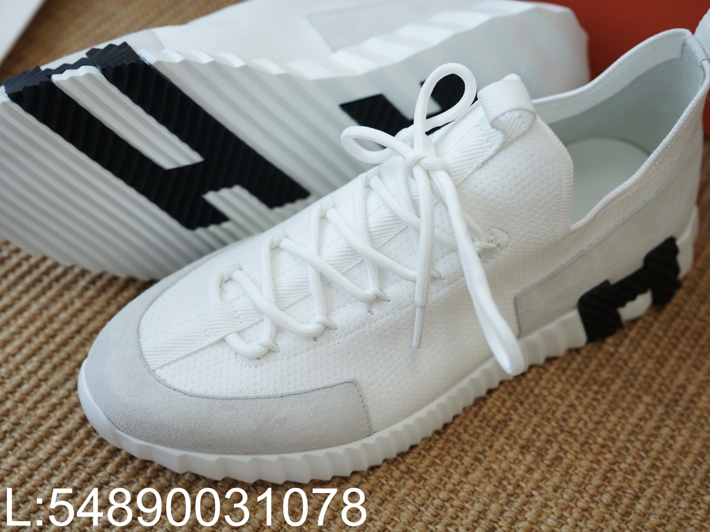 [AP공장] 에르메스 리프트 슬립온 스니커즈 화이트 블랙 남성용