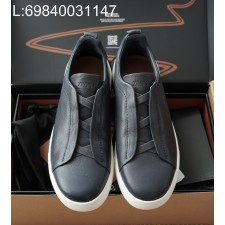 [AP공장] 제냐 트리플 스티치 TM 스니커즈 네이비 화이트 남성용