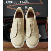 [AP공장] 제냐 트리플 스티치 TM 스니커즈 라이트 베이지 남성용