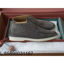 [AP공장] 로로피아나 오픈 스웨이드 워크 앵클 부츠 다크 그레이 남성용