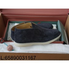 [AP공장] 로로피아나 오픈 스웨이드 워크 앵클 부츠 네이비 블루 남성용