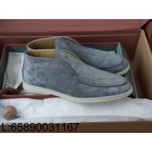 [AP공장] 로로피아나 오픈 스웨이드 워크 앵클 부츠 블루 남성용