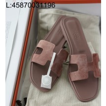 [AP공장] 에르메스 오란 샌들 슬리퍼 스웨이드 브라운