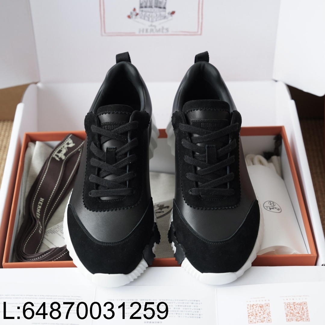 [AP공장] 에르메스 바운싱 스니커즈 안감 블랙 H 남성용