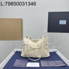 [카타공장, kata공장] 프라다 다다 나파 레더 백 아이보리 25*18.5*11cm