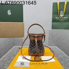 [카타공장, kata공장] 고야드 쁘띠 플로 버킷 백 브라운 12*10*16cm