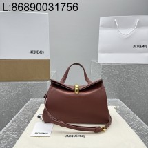  [카타공장, kata공장] 자크뮈스 탑 핸들 백 24*14*7.5cm 브라운 염소가죽 스몰