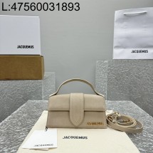  [카타공장, kata공장] 자크뮈스 밤비노 크로스바디 플랩백 베이지 18*6*7cm 스몰 금장 스웨이드