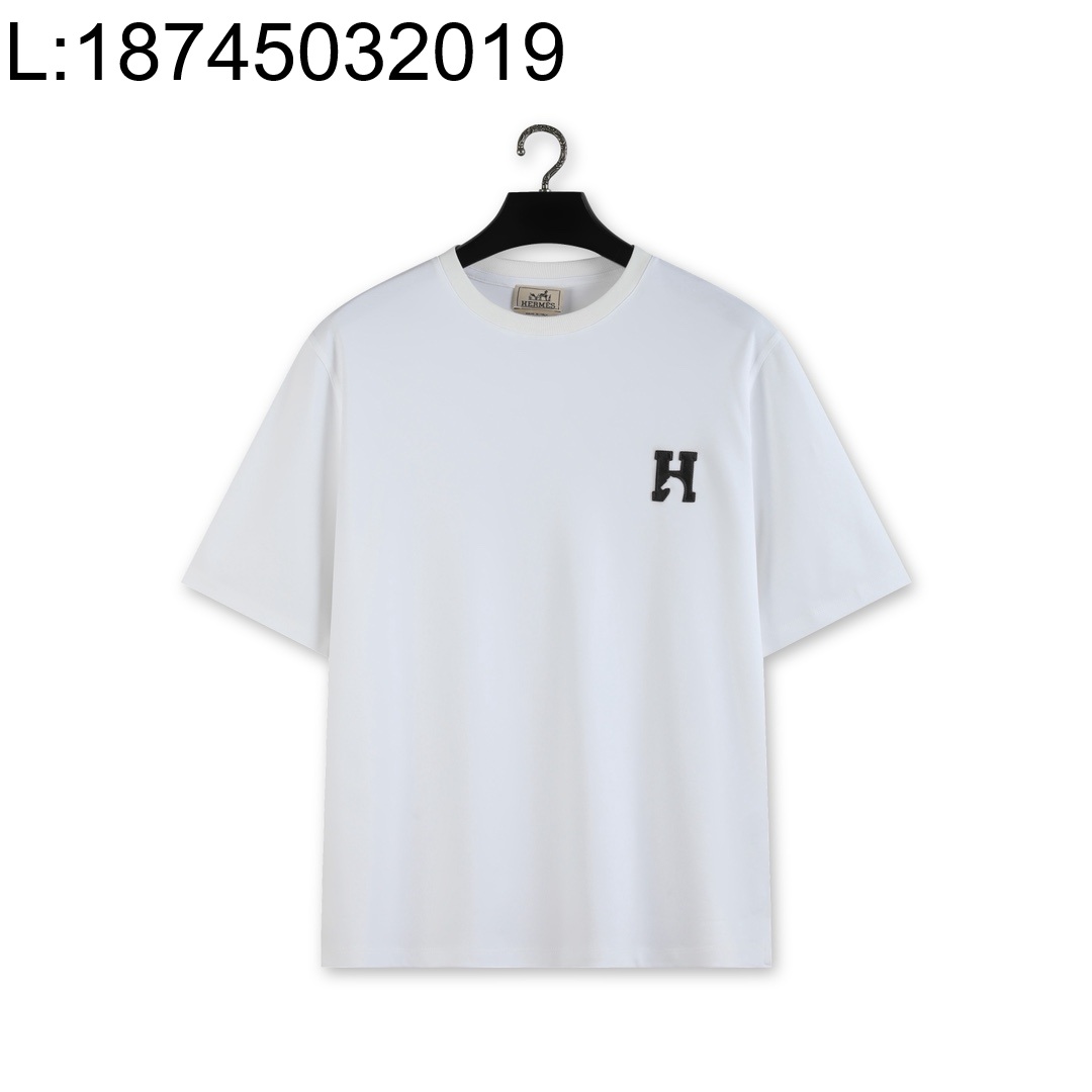 [YD공장] 에르메스 26SS H Cheval 순색 반팔티 화이트