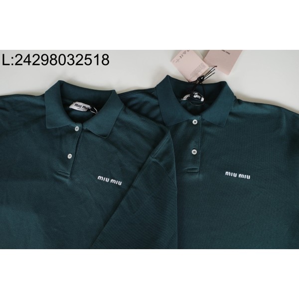 [콜라 셀러] 미우미우 자수 카라티 / 폴로 / 긴팔티 / 폴로티 2컬러 웨이디안 주소