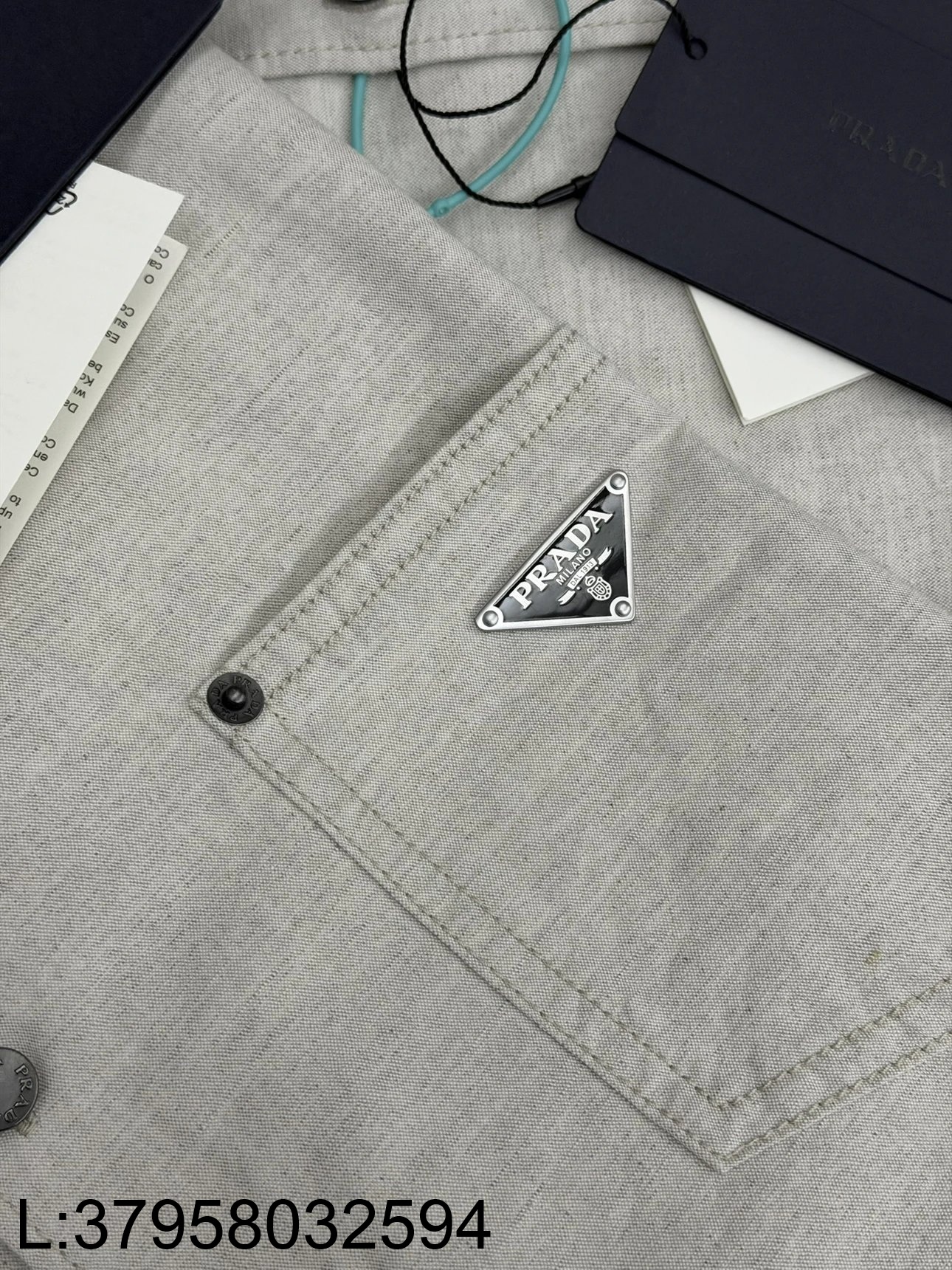 [콜라 셀러] 프라다 포켓 삼각로고 워싱 긴팔 셔츠 웨이디안 주소