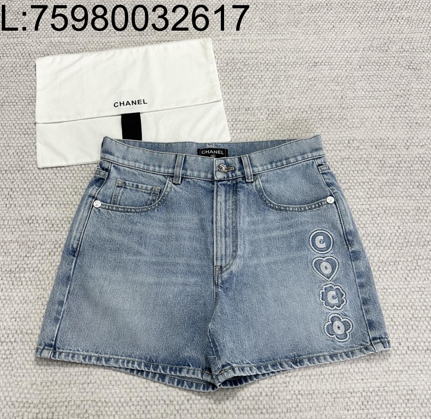 [타지아공장(tj공장) -여성전용] 샤넬 코코비치 데님 반바지