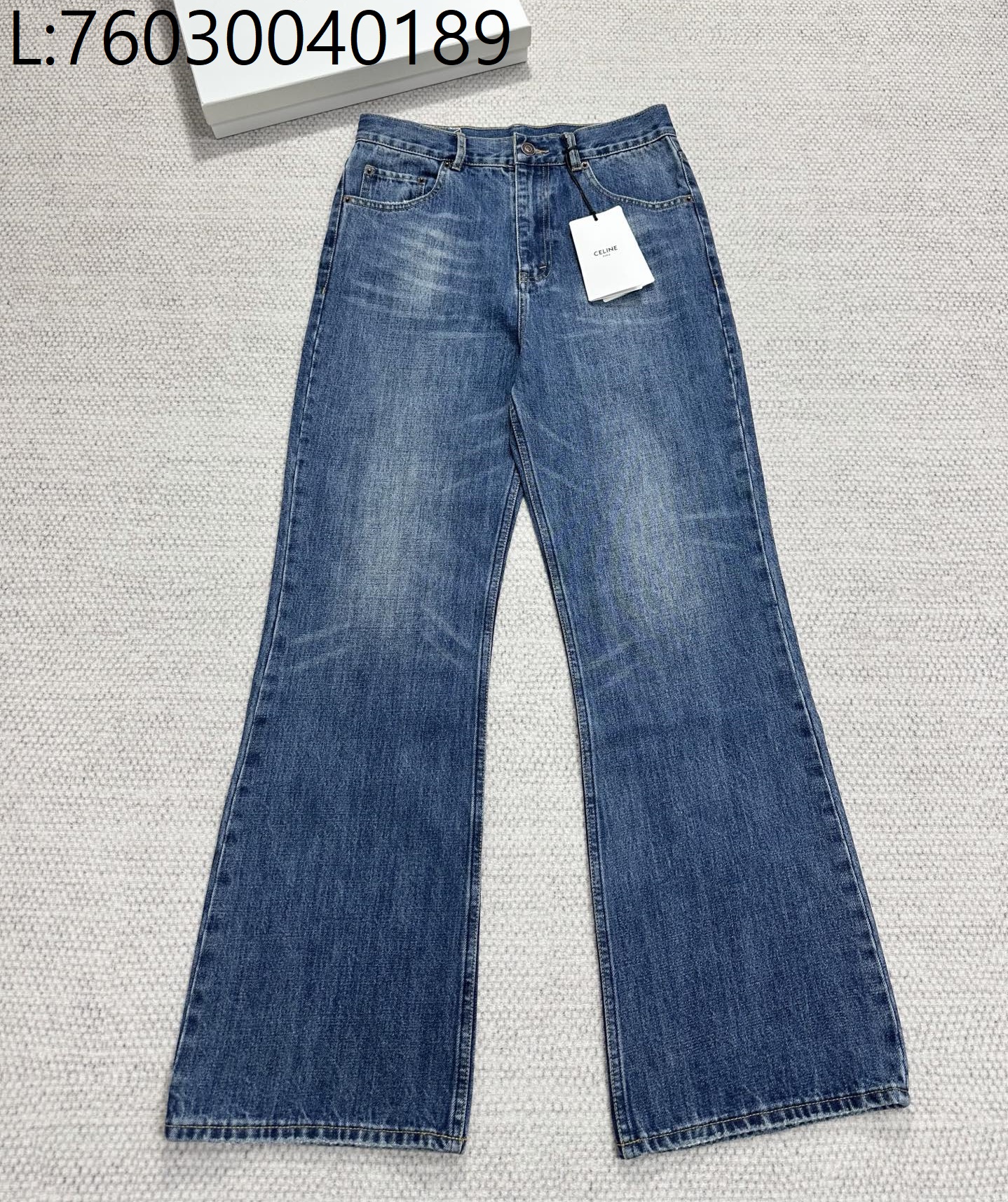 [타지아공장(tj공장) -여성전용] 셀린느 플레어 청바지 데님 팬츠 블루