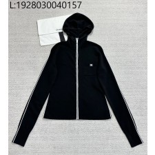 [타지아공장(tj공장) -여성전용] 샤넬 25N 코코네쥬 후디드 집업 스웨터 후드집업 블랙