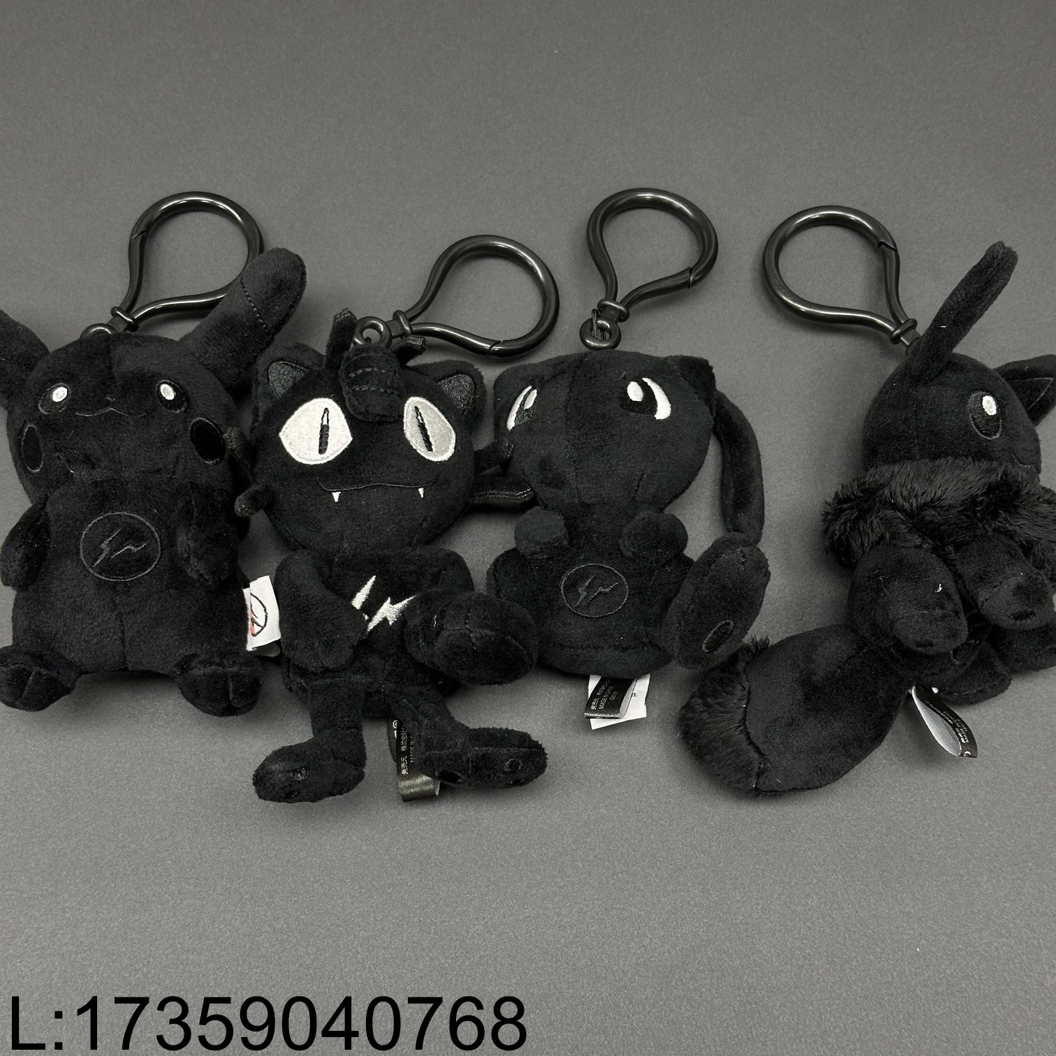 [윌리엄 셀러] 포켓몬  INN 프로젝트 TBP 마스코트 키링 피카츄 / 이브이 / 나옹 / 뮤 / 푸린 블랙 웨이디안 주소