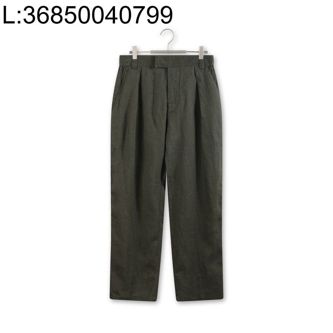 [YD공장] 로로피아나 26S Reinga 캐쥬얼 아마 팬츠 초록색