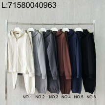 [LC공장] 로로피아나 캐쥬얼 운동 세트 후드집업 팬츠 6컬러