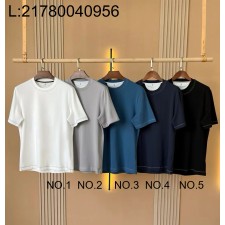 [LC공장] 브루넬로쿠치넬리 박음질 디자인 베이직 반팔티 5컬러