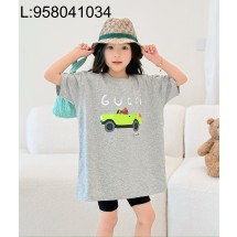 [AC아동복] 구찌 모노그램 카 반팔티 그레이