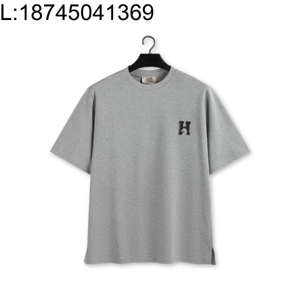 [YD공장] 에르메스 26SS H Cheval 순색 반팔티 그레이