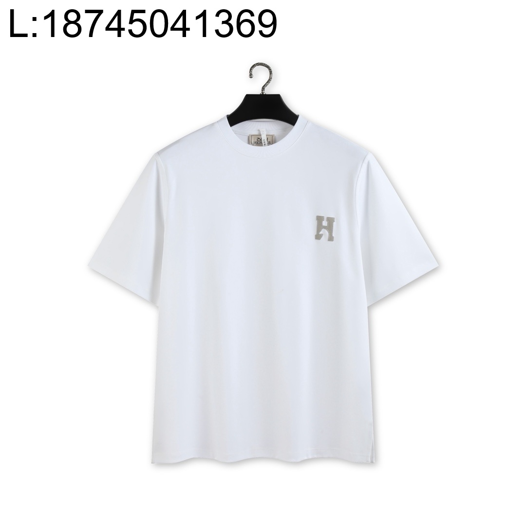 [YD공장] 에르메스 26SS H Cheval 순색 반팔티 화이트 베이지 H