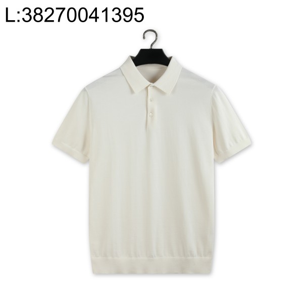 [YD공장] 로로피아나 혼방 순색 반팔 폴로 카라티 반팔티 아이보리