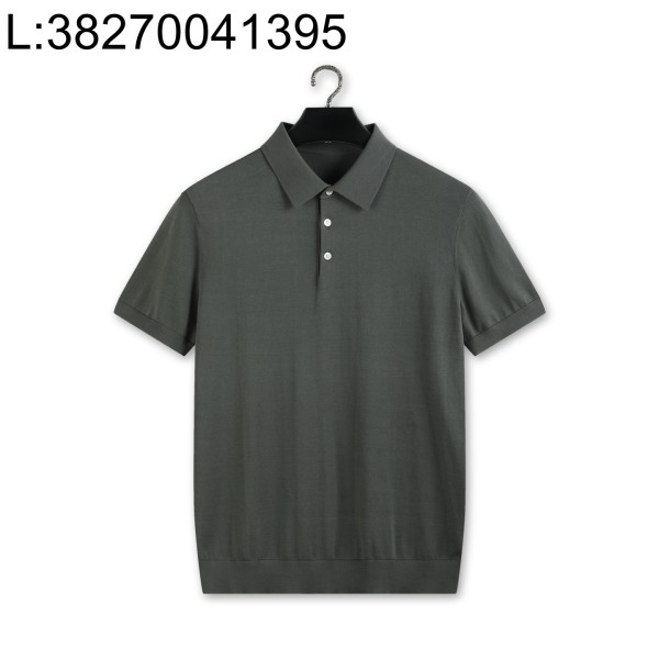 [YD공장] 로로피아나 혼방 순색 반팔 폴로 카라티 반팔티 초록색