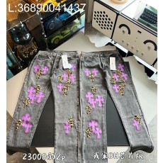 V공장 크롬하츠 퍼플 표문 십자가...