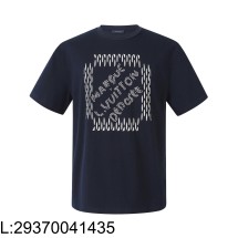 [잔디집2] 루이비통 SS24 구슬 모노그램 자수 반팔티 블랙