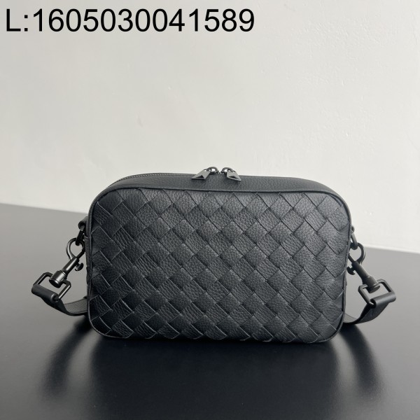 징 팩토리 보테가베네타 스몰 인트레치아토 카메라 백 755923 24.5*15*6cm 블랙 잔짜임 스트랩