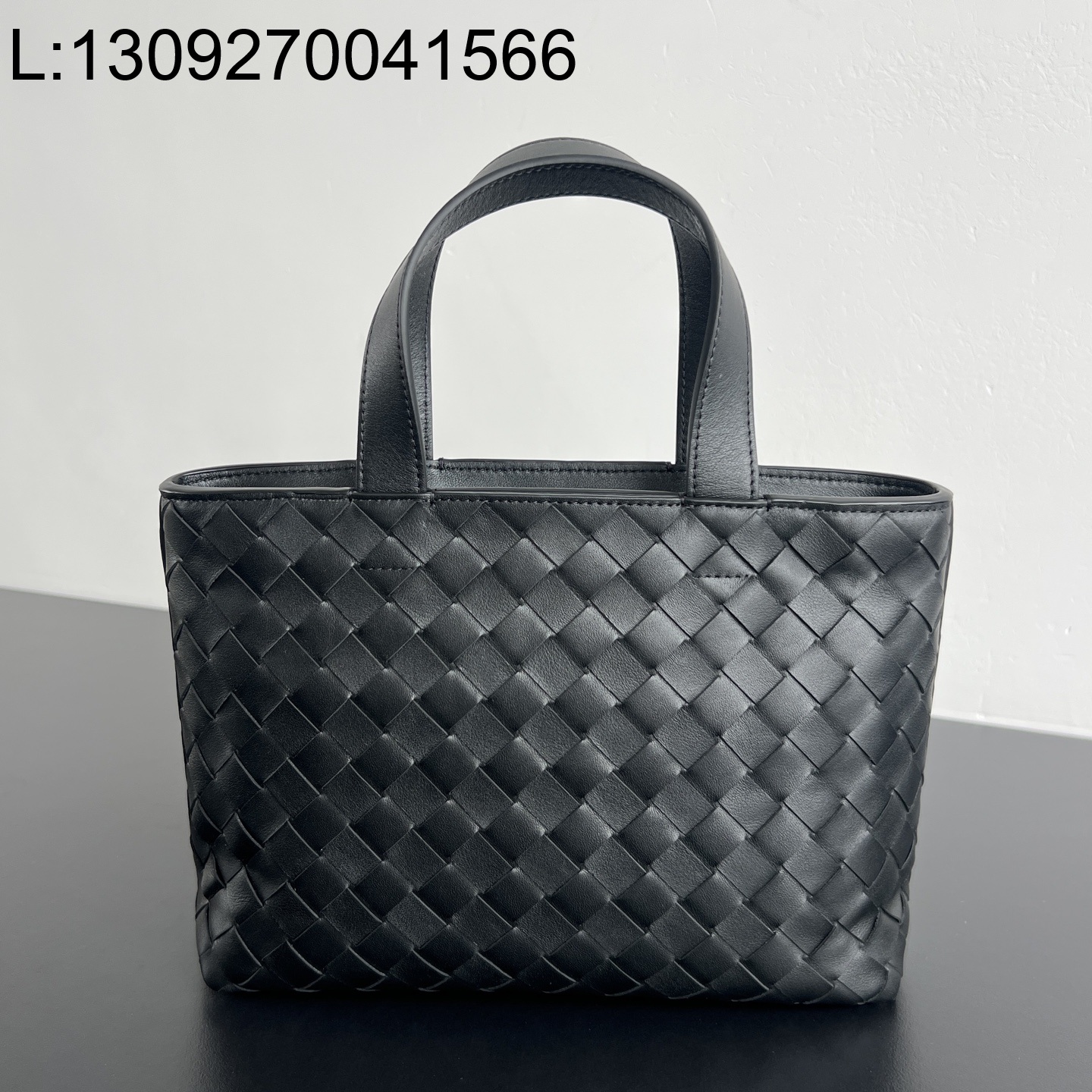 징 팩토리 보테가베네타 미니 인트레치아토 지퍼 토트 백 855504 27*18*10cm 블랙