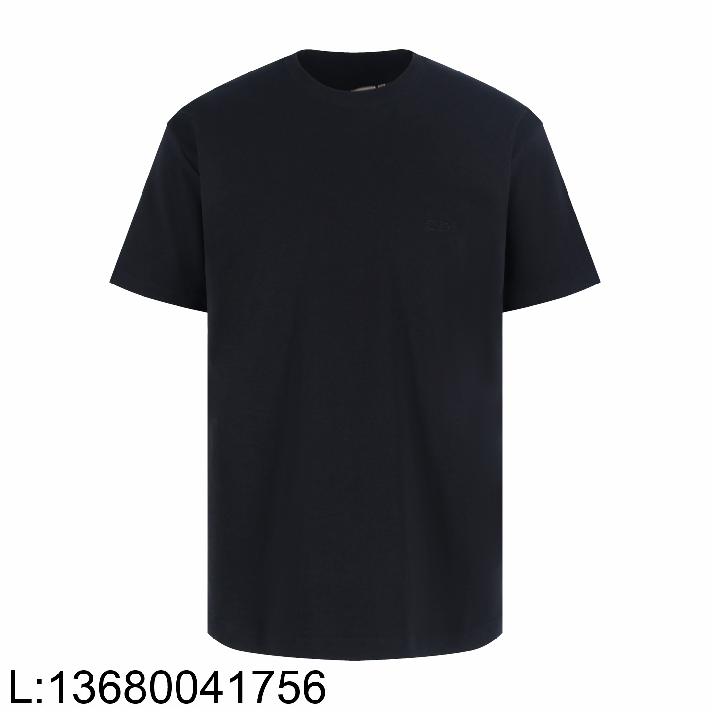 [잔디집2] 디올 베이직 CD 코튼 순색 반팔티 블랙