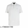 [잔디집2] 로로피아나 로고 자수 순색 반팔 폴로 카라티 반팔티 화이트