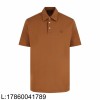 [잔디집2] 로로피아나 로고 자수 순색 반팔 폴로 카라티 반팔티 브라운