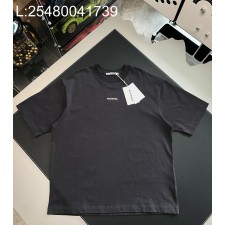 V공장 아크네 스튜디오 미니 모노그램 반팔티 블랙