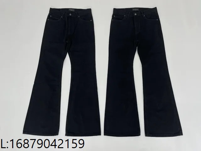 [사탄 셀러] 발렌시아가 플레어드 팬츠 블랙 순색 청바지 웨이디안 주소