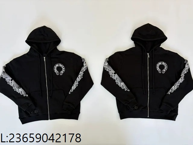 [사탄 셀러] 크롬하츠 홀스슈 플로랄 헤비웨이트 집업 후드 블랙 후드집업 웨이디안 주소